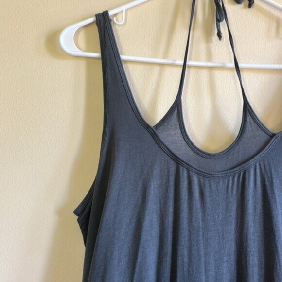 [New] Indigenous Designs (M) Faeries Dance Organic Gray-White Ombré Maxi Dress - Picture 4 of 9